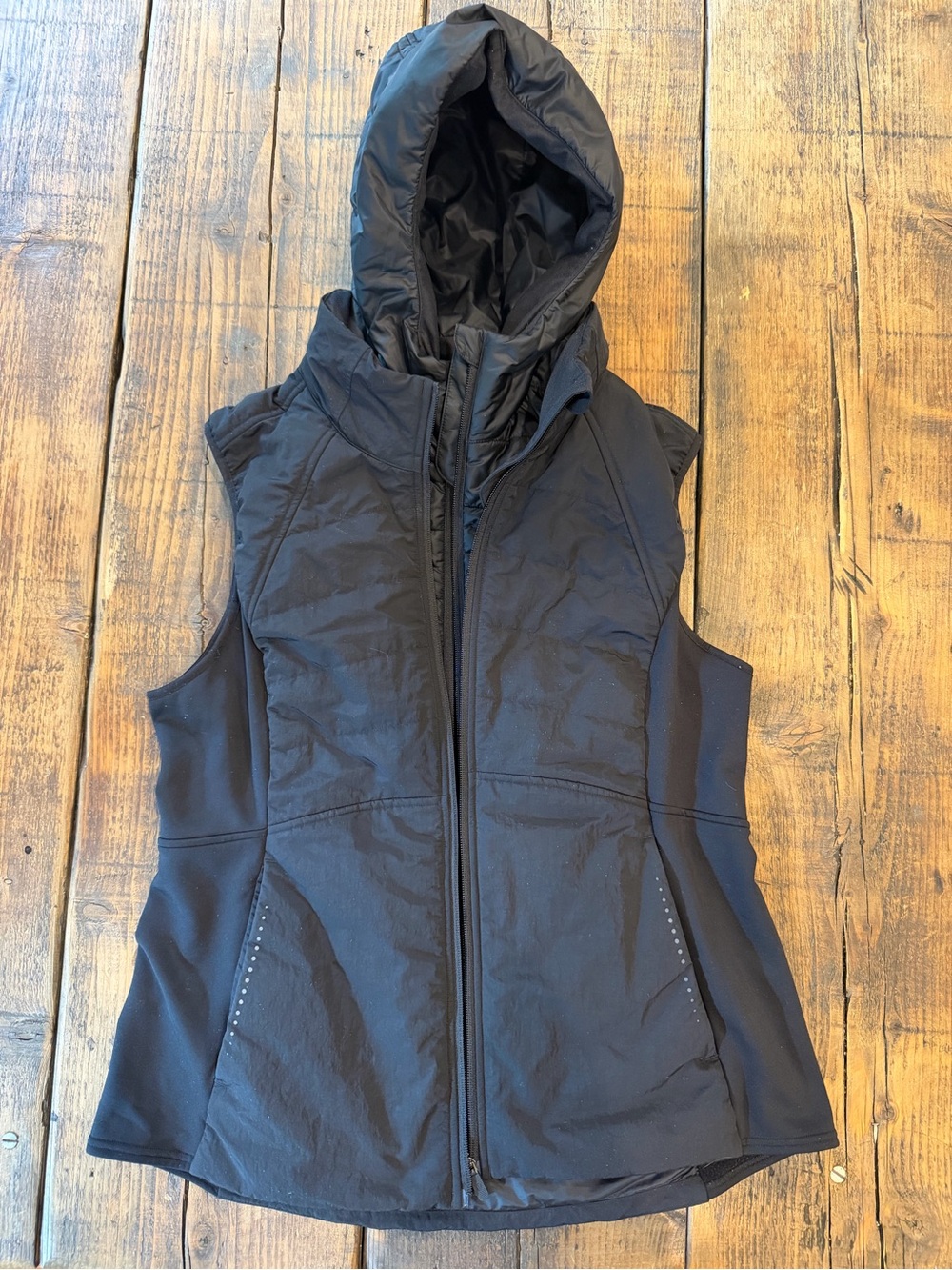 lululemon athletica Another Mile Black Hooded Vest